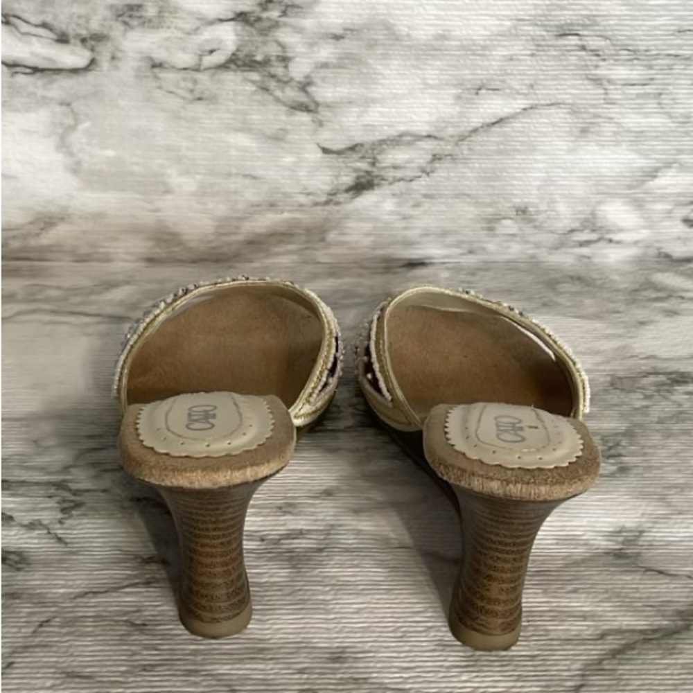 Cato beaded wedges shoes ,size 6 - Picture 4 of 11